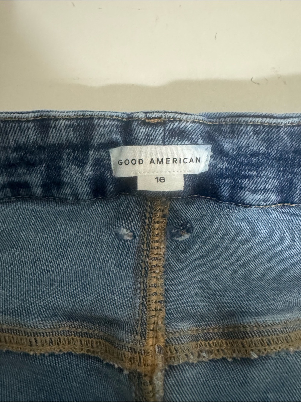 Good American Straight Leg Jeans Size 16 - Picture 5 of 9